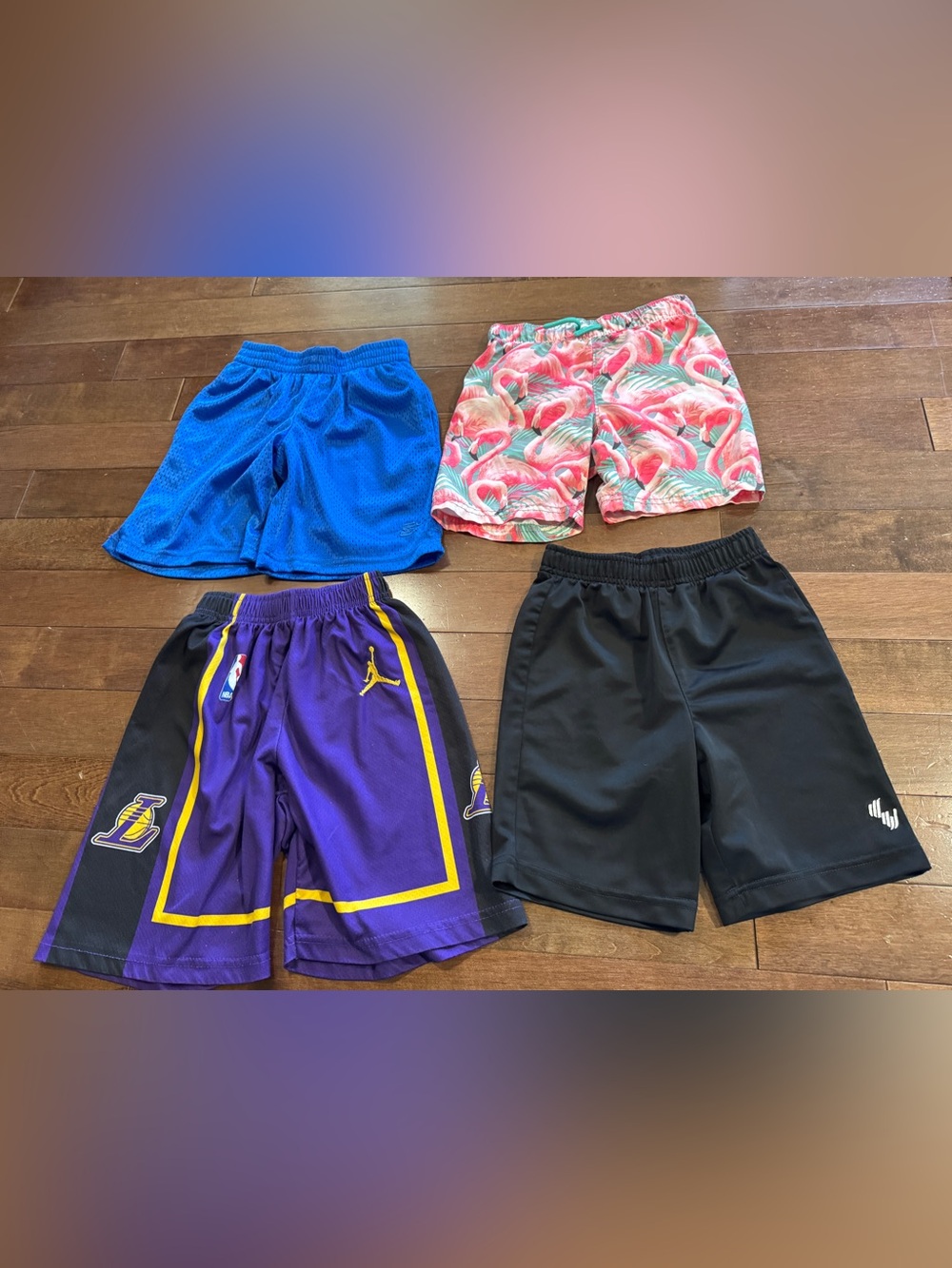 Kids' Black Athletic Shorts - Comfortable Everyday Bottoms size 4-5 yrs old